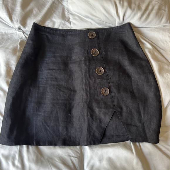 Reformation Taylor Linen Skirt - Picture 3 of 7